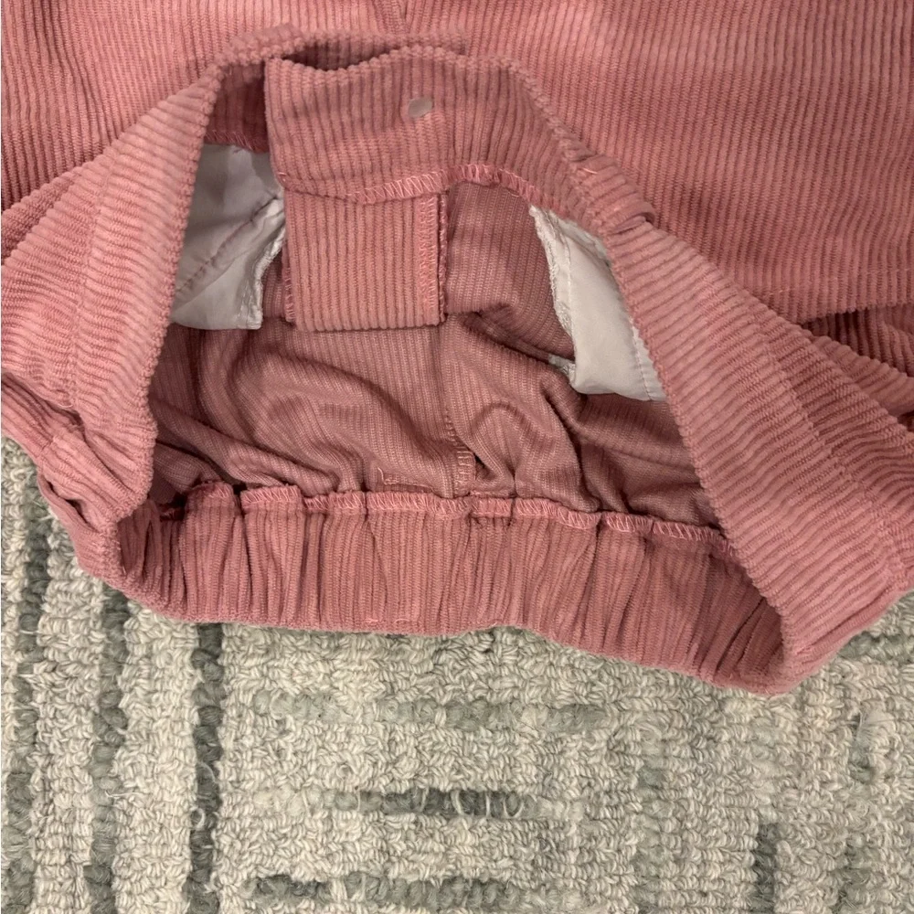 GENERIC BRAND PINK CORDS Pink Corduroy Pants loose flowy barrel leg pant preppy - Picture 5 of 8